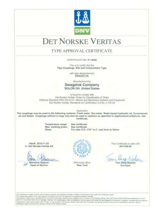 DNV -05-D 101 Approval
